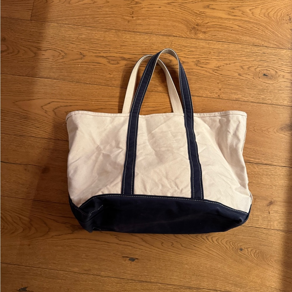 LL Bean Boat Tote size large